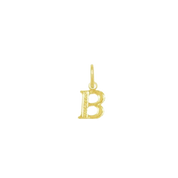 Letter Pendant Gold Plated