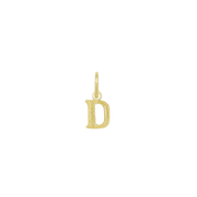 Letter Pendant Gold Plated