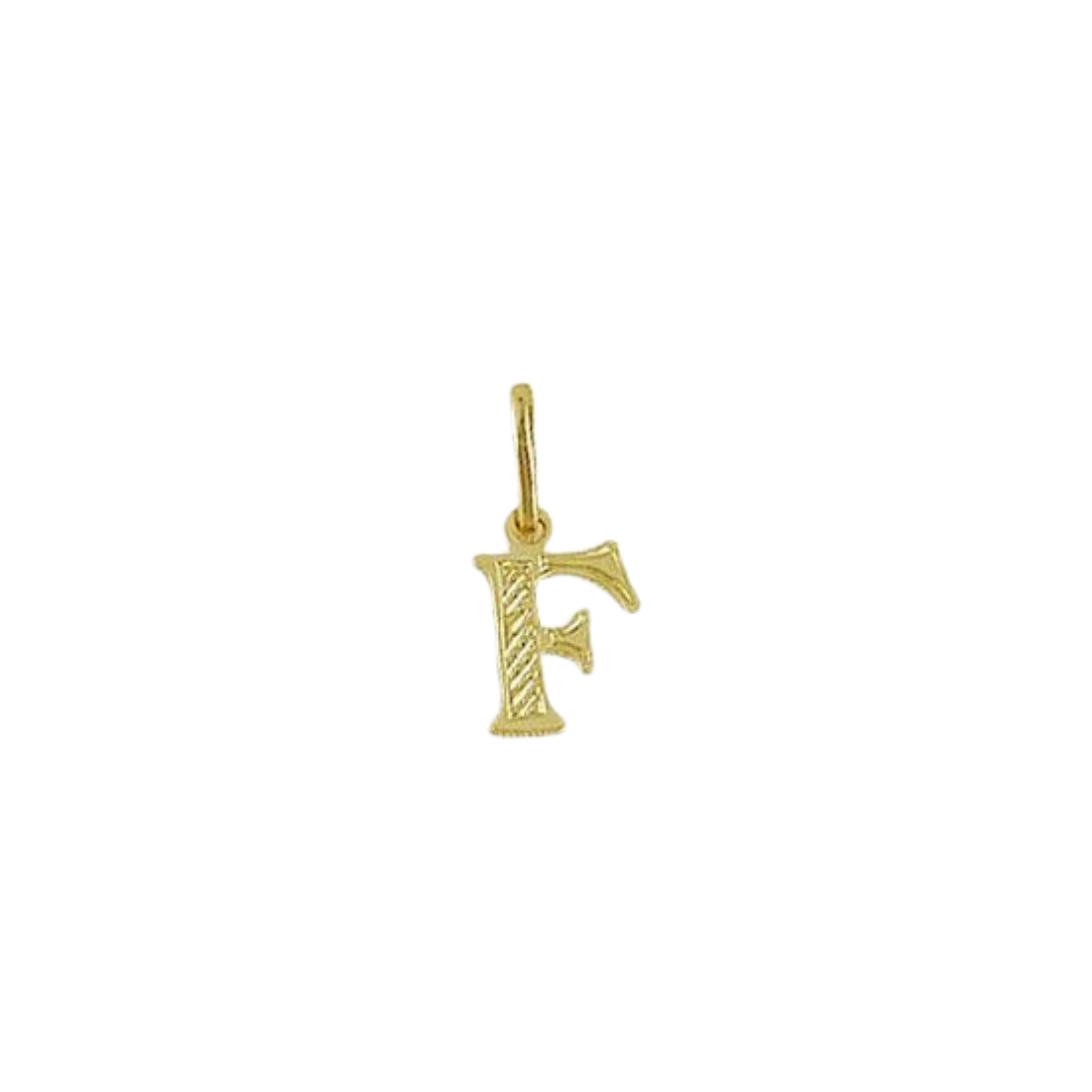 Letter Pendant Gold Plated