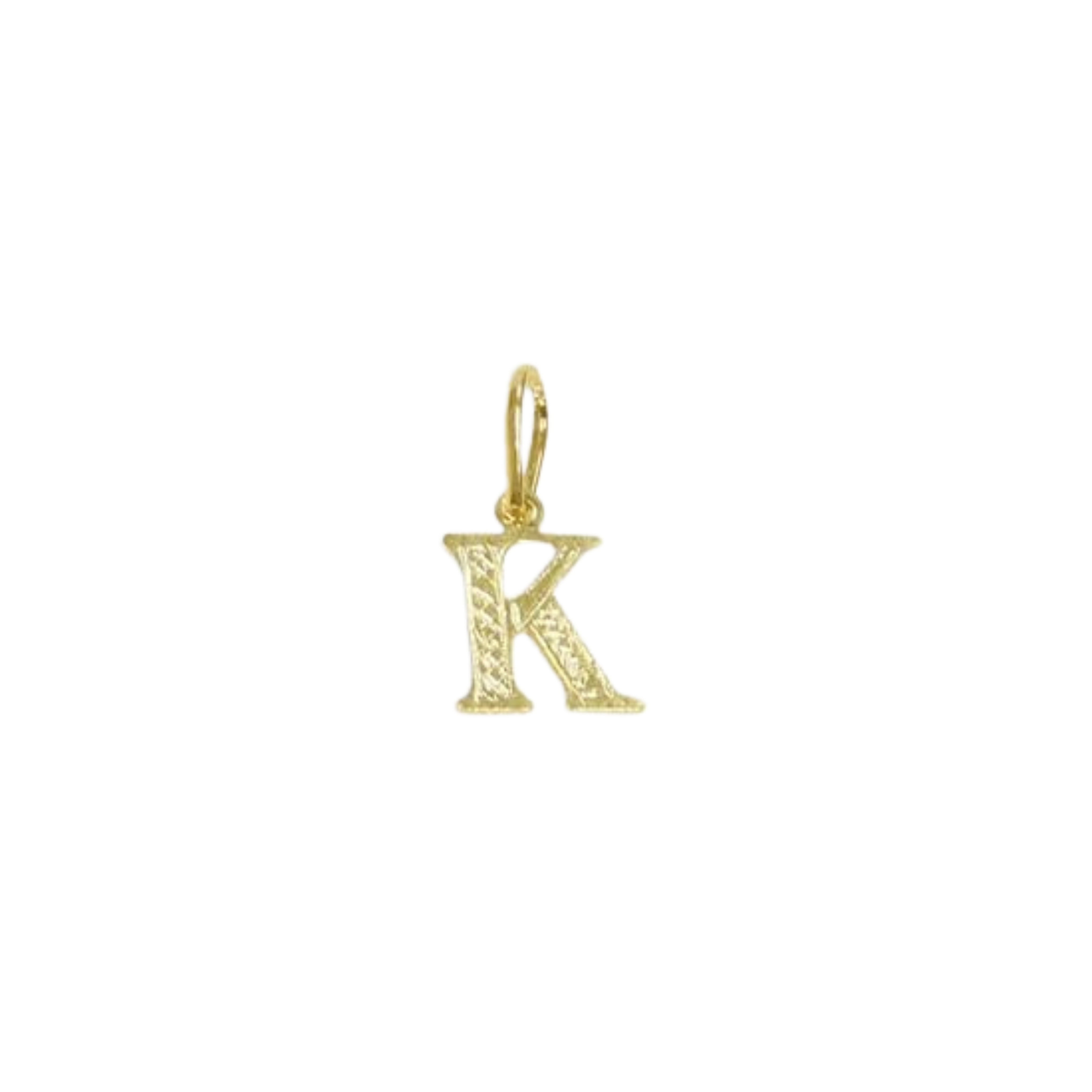 Letter Pendant Gold Plated