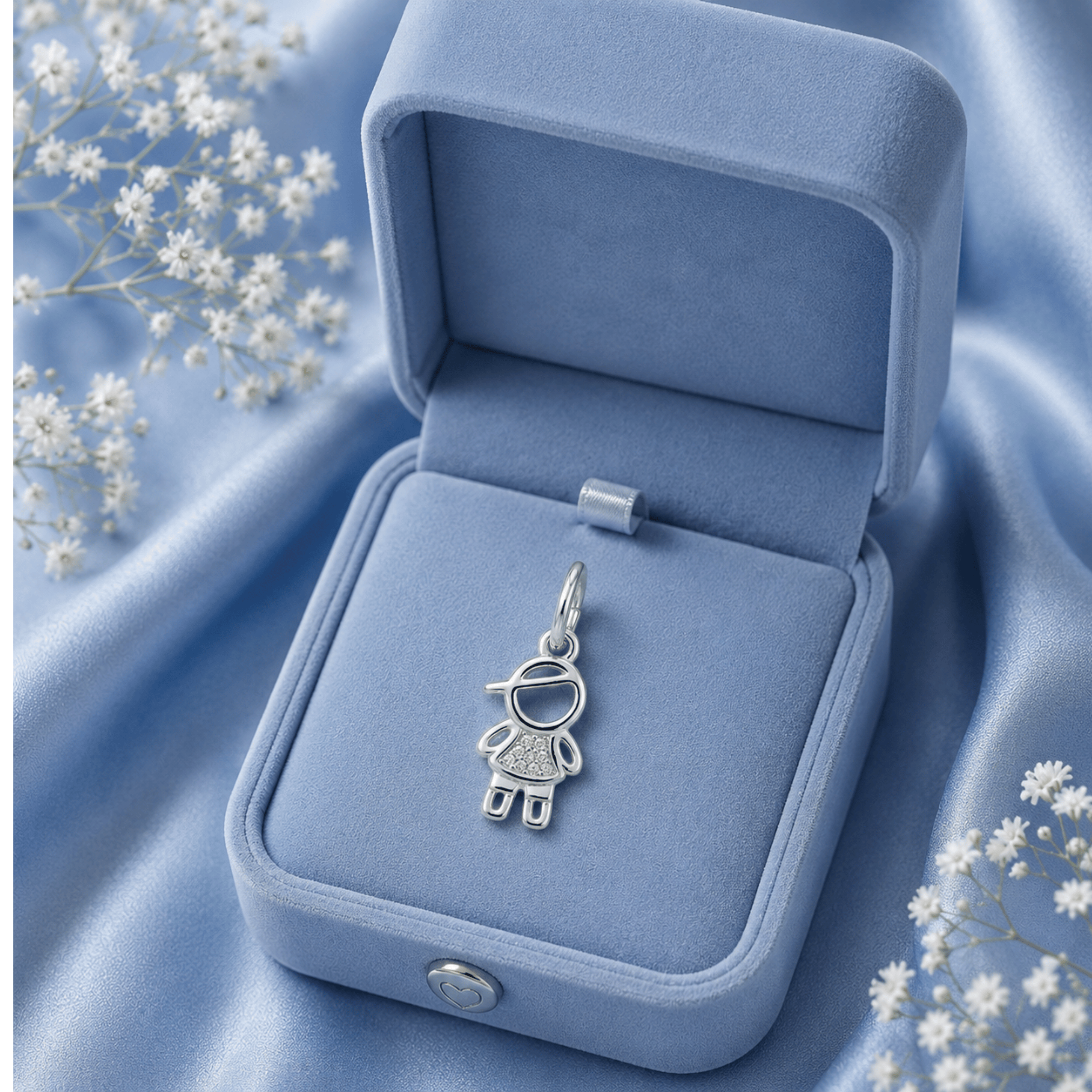 Boy/Girl Pendant in Gold Plated