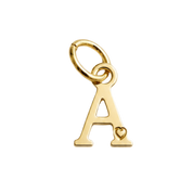 Letter Pendant Gold Plated