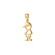 Boy/Girl Pendant in Gold Plated