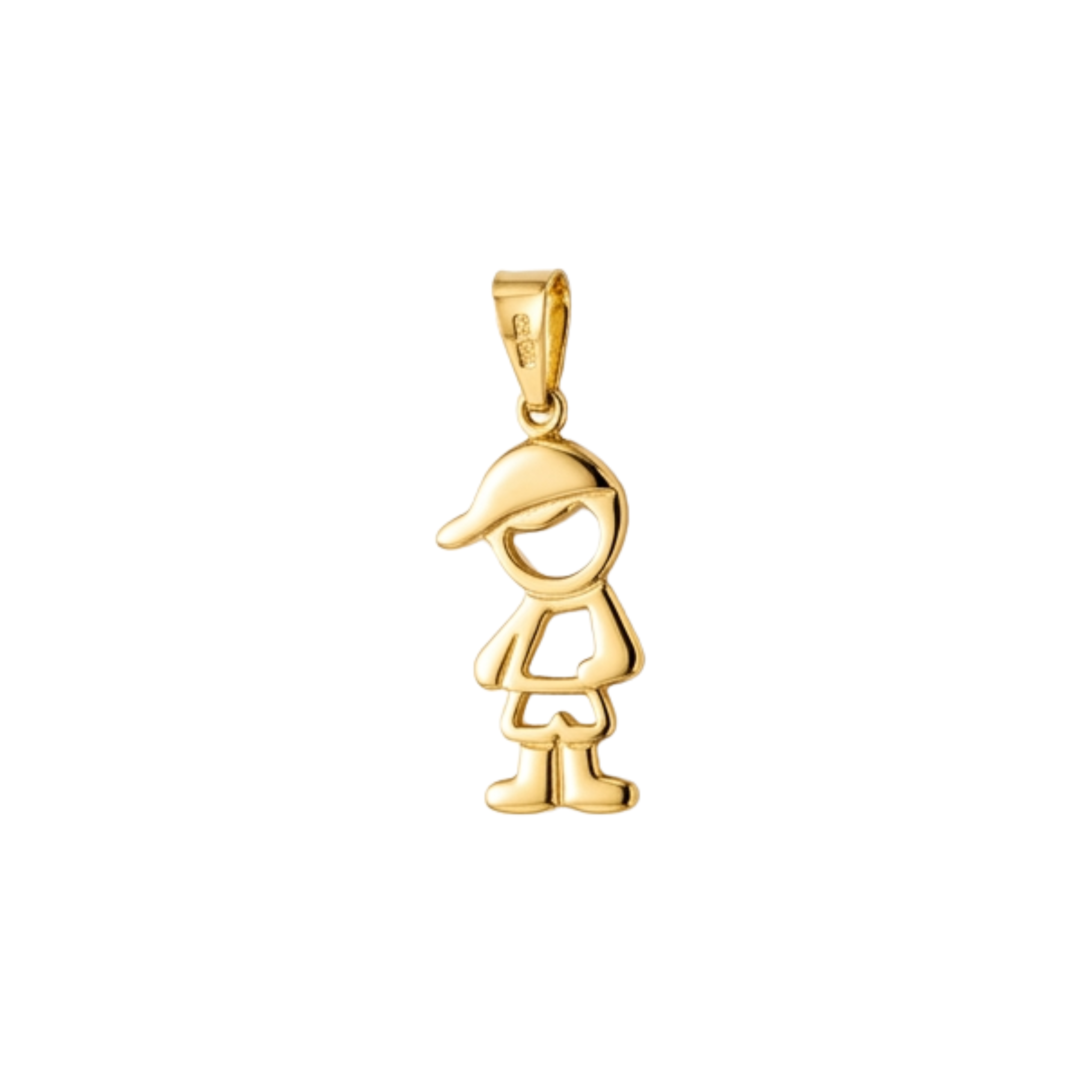 Boy/Girl Pendant in Gold Plated
