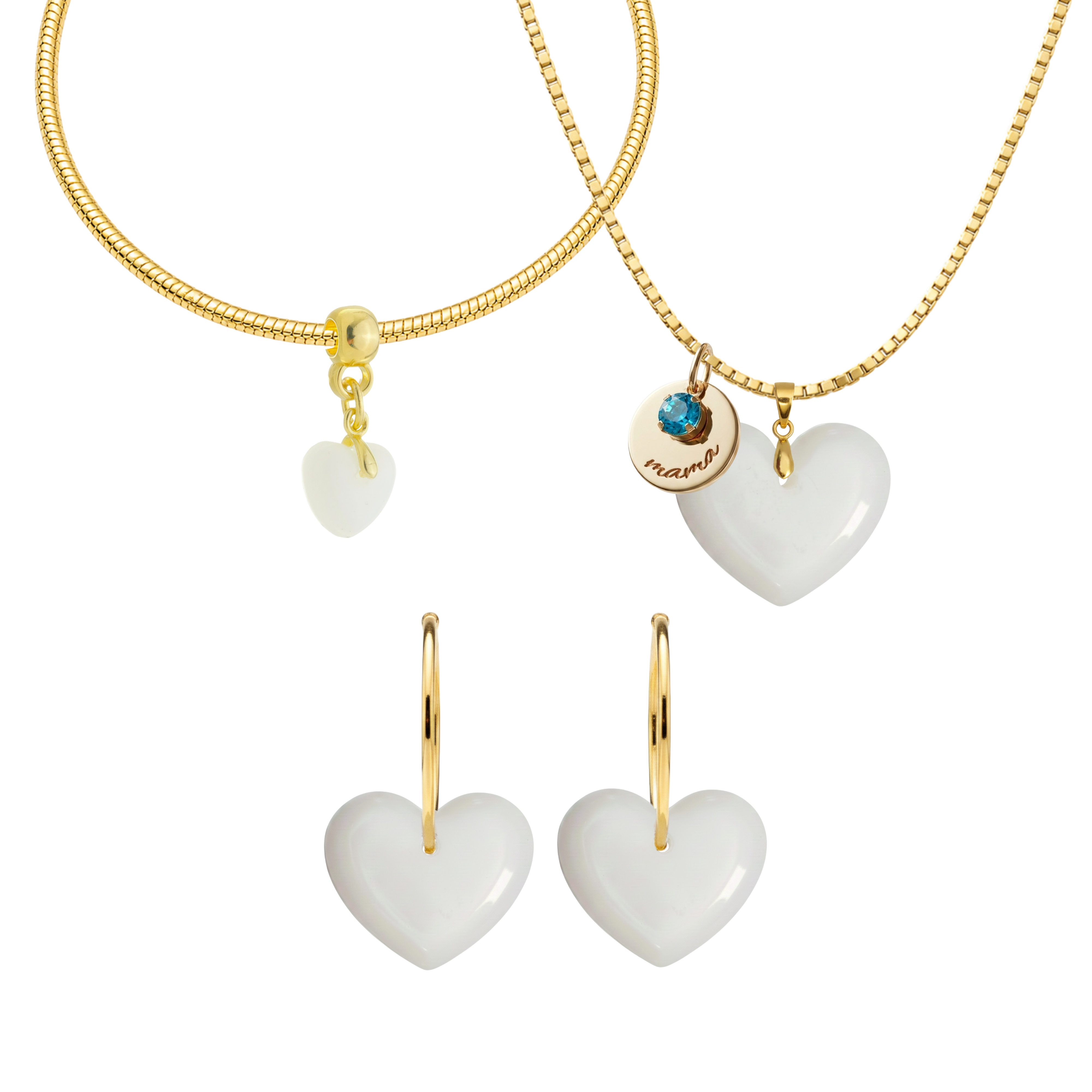 Chubby Heart with Mama Medal
