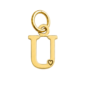 Letter Pendant Gold Plated