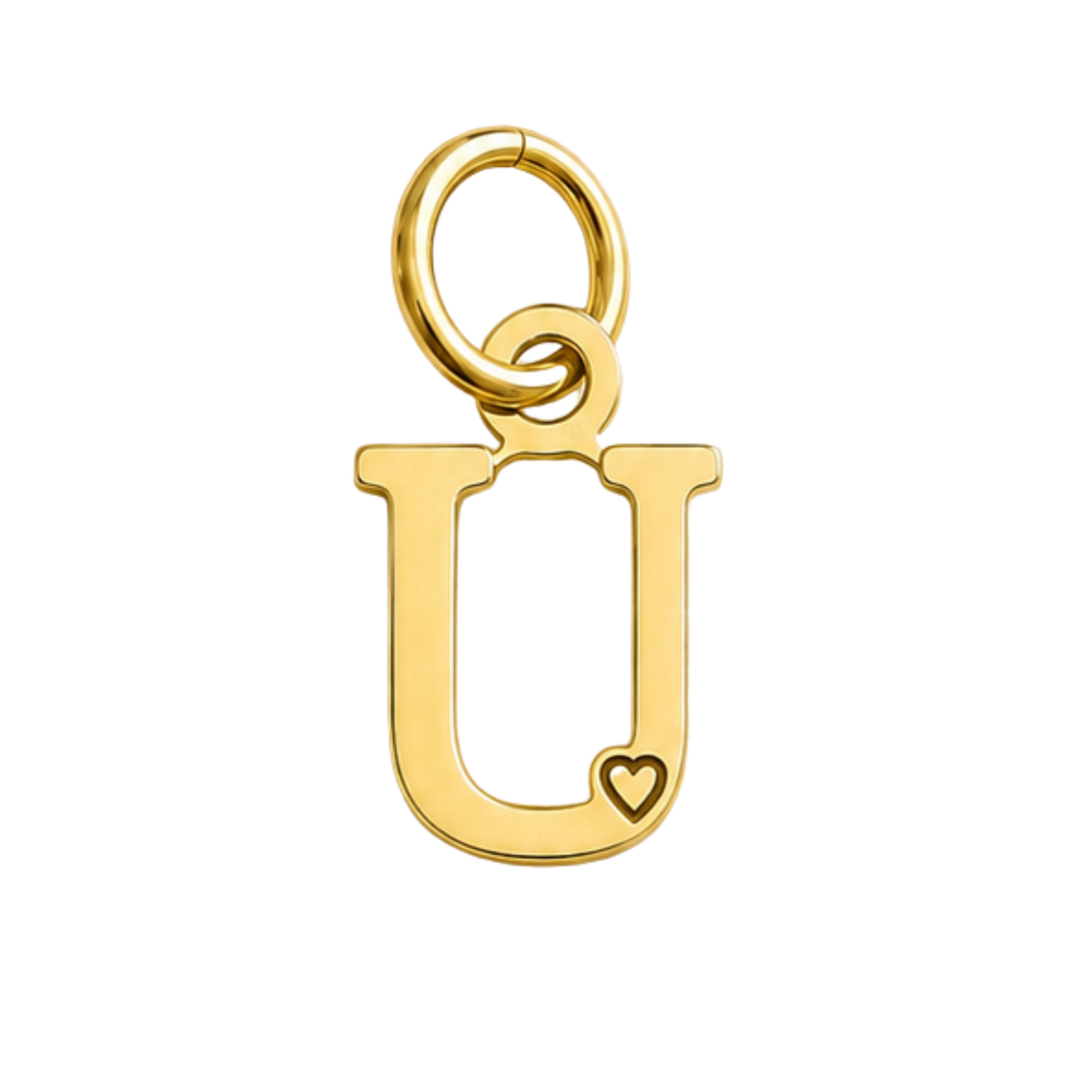 Letter Pendant Gold Plated