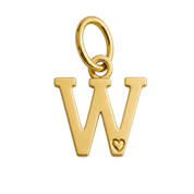 Letter Pendant Gold Plated