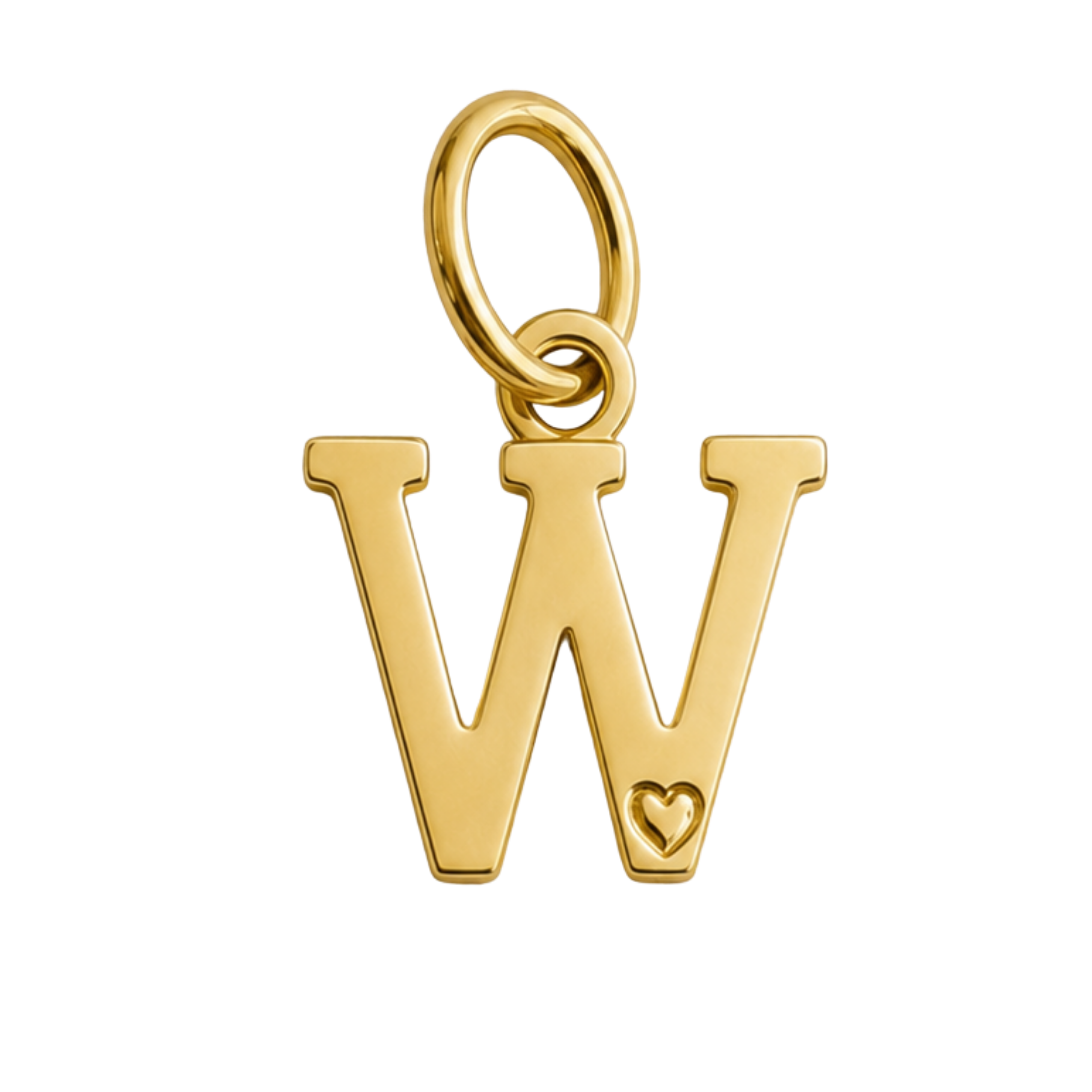 Letter Pendant Gold Plated