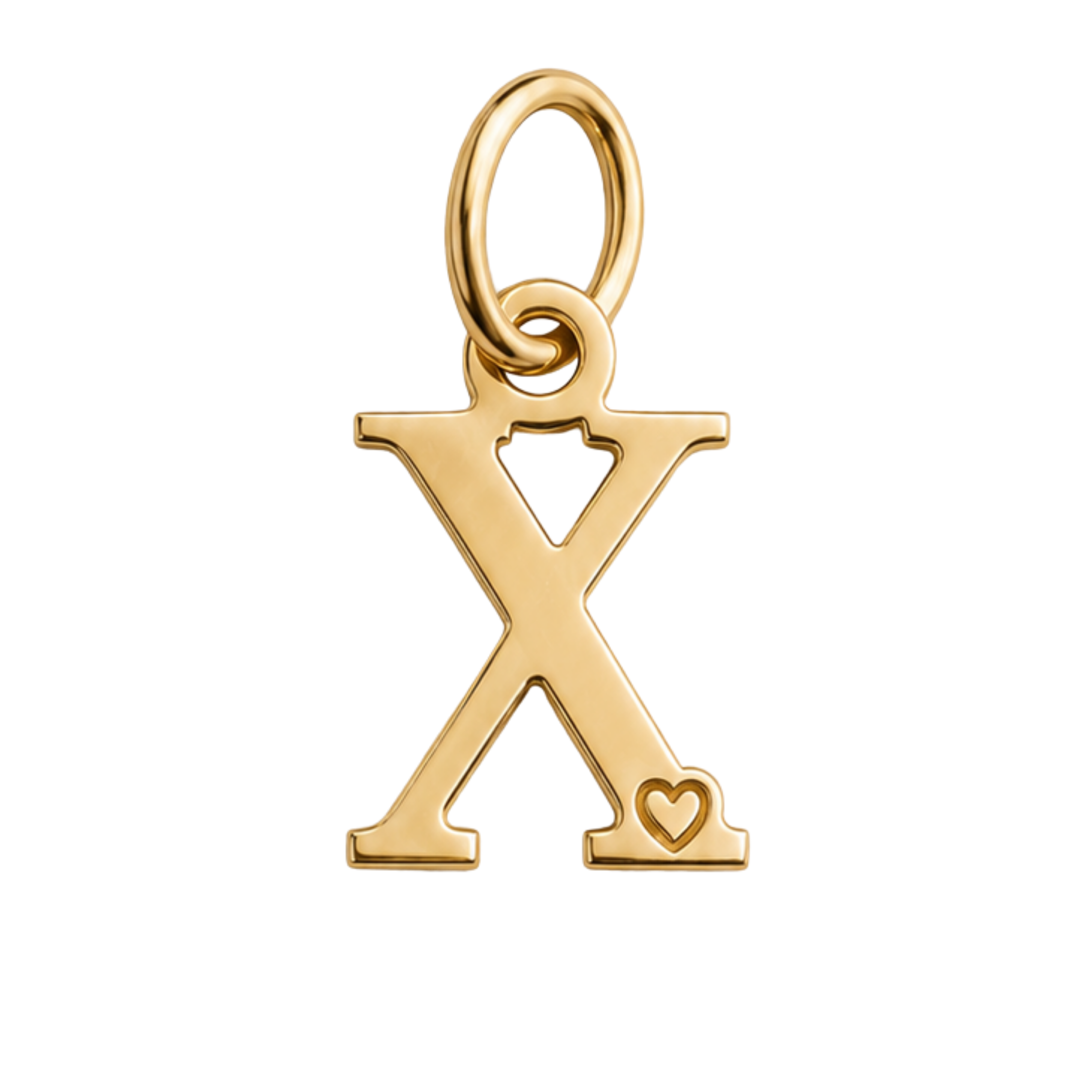 Letter Pendant Gold Plated