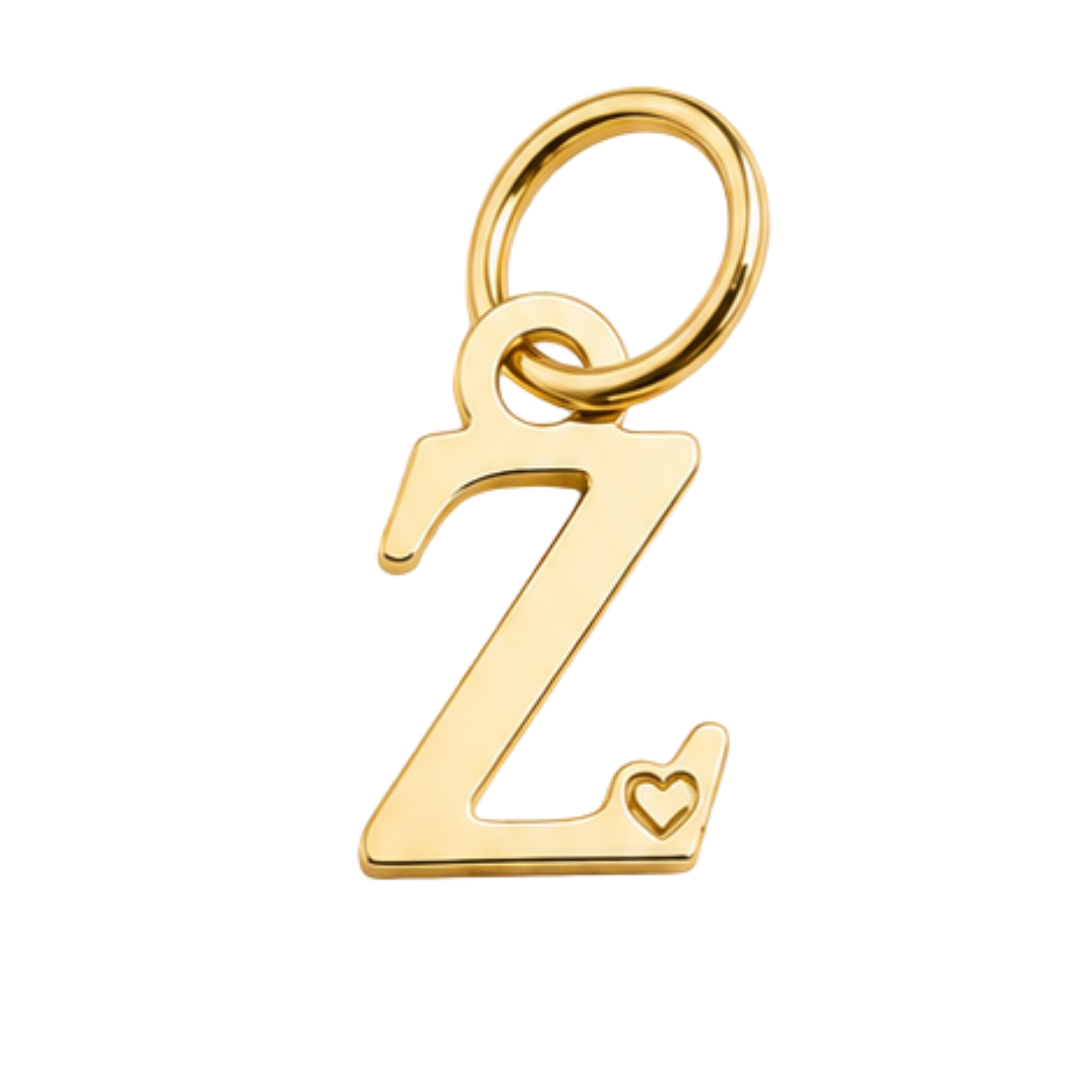 Letter Pendant Gold Plated