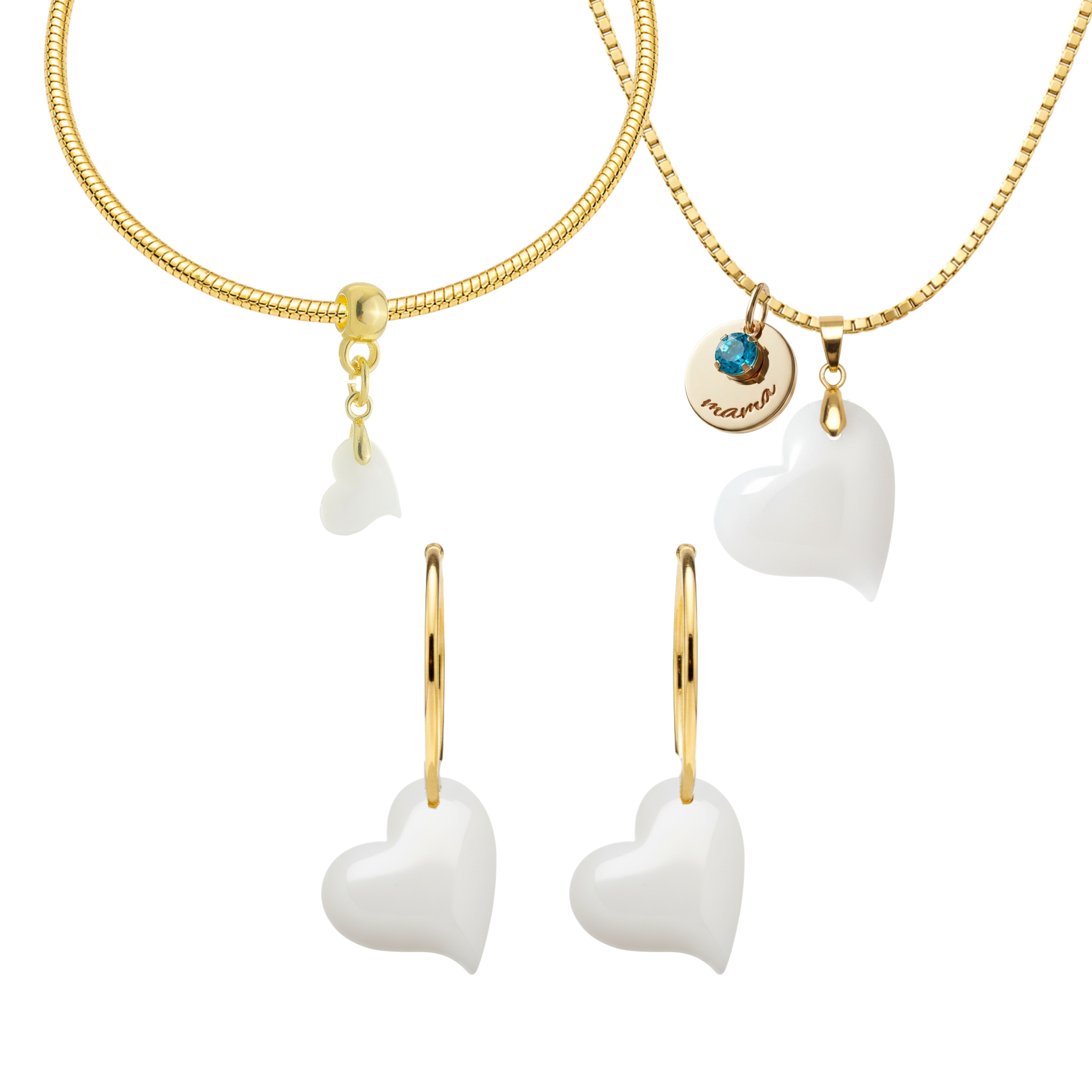 Twisted Heart with Mama Medal