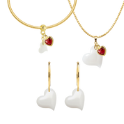 Twisted Heart with Ruby Heart