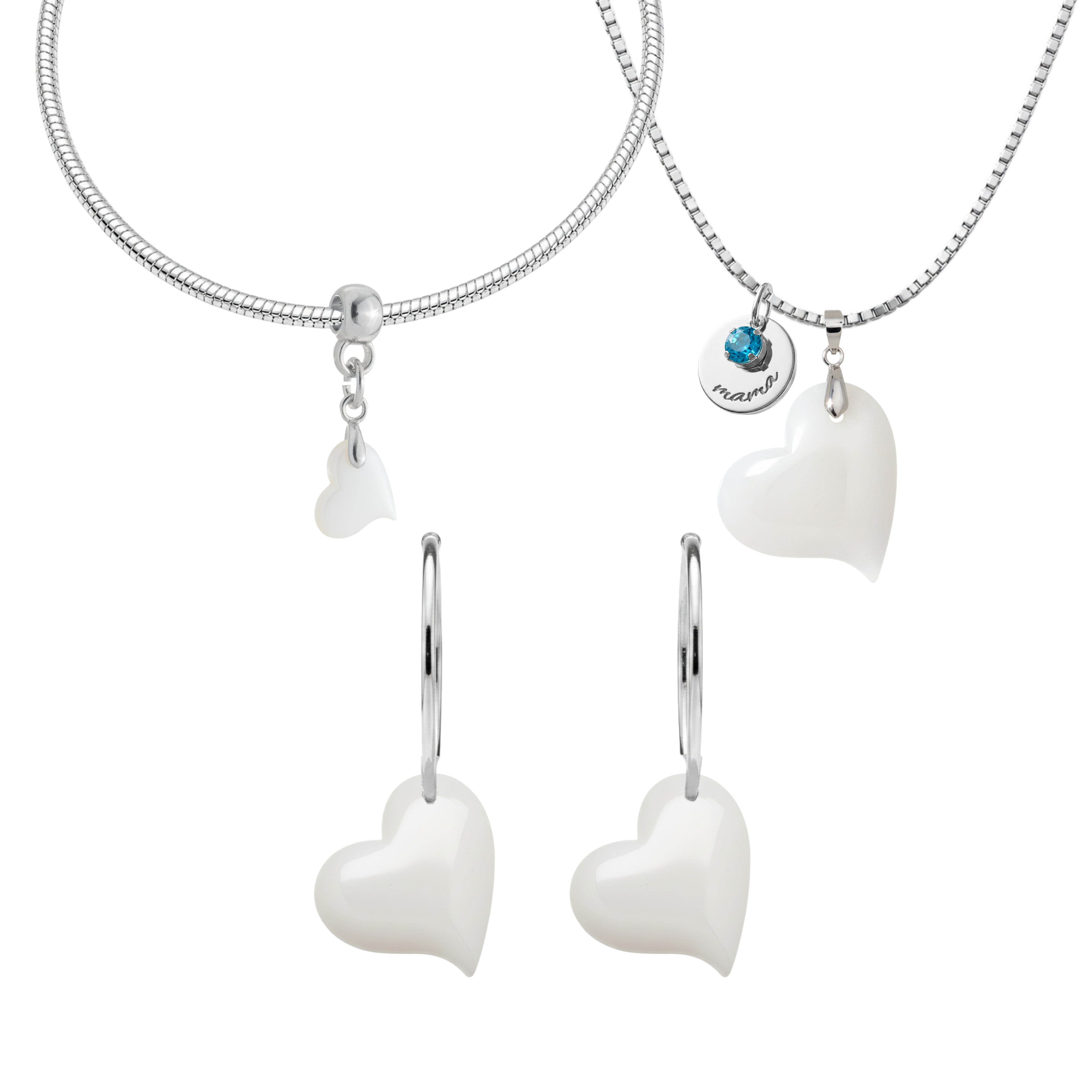 Twisted Heart with Mama Medal