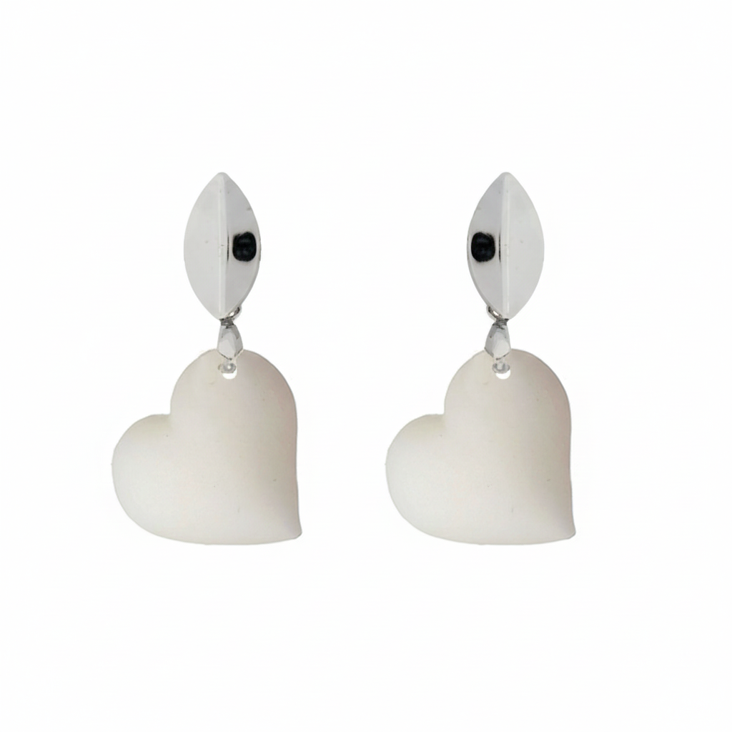 Heart Earring - Breast Milk Jewelry