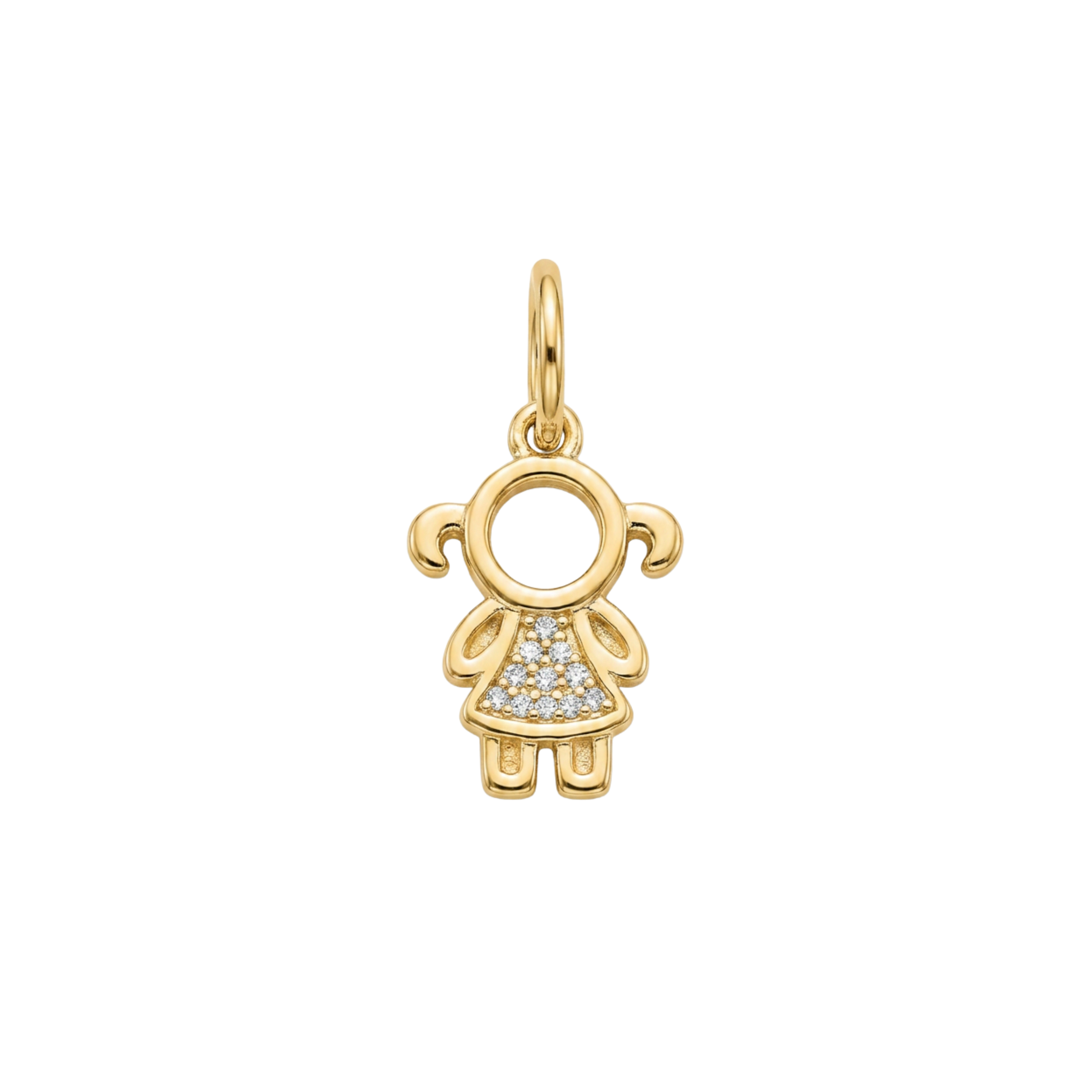 Boy/Girl Pendant in Gold Plated