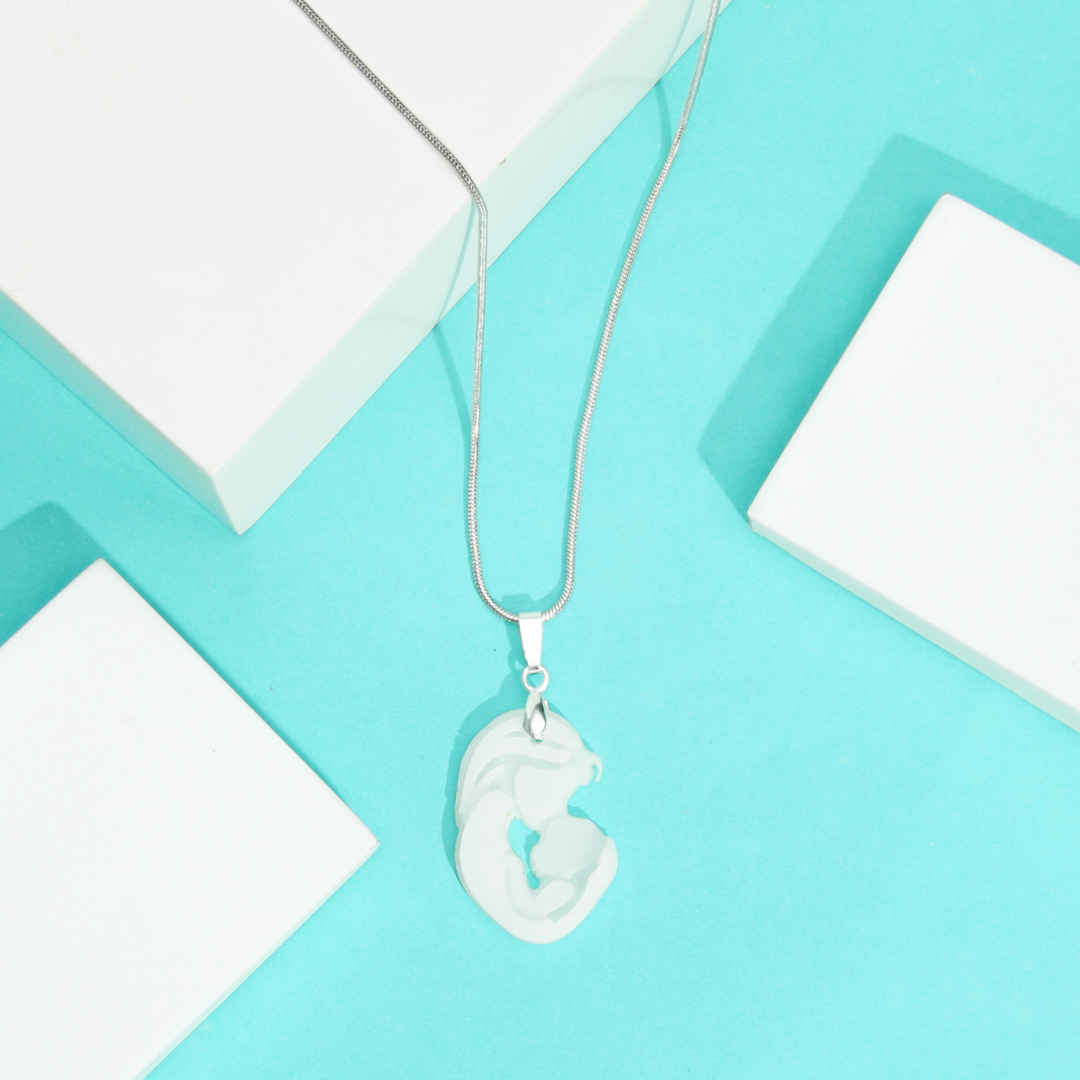 Mother and Baby Pendant - Breast Milk Jewelry