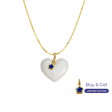  Corazón Gordito con Cadena y Estrella del 4 de Julio