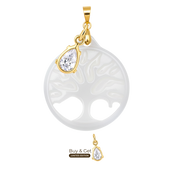 Tree of life with Zirconia Drop