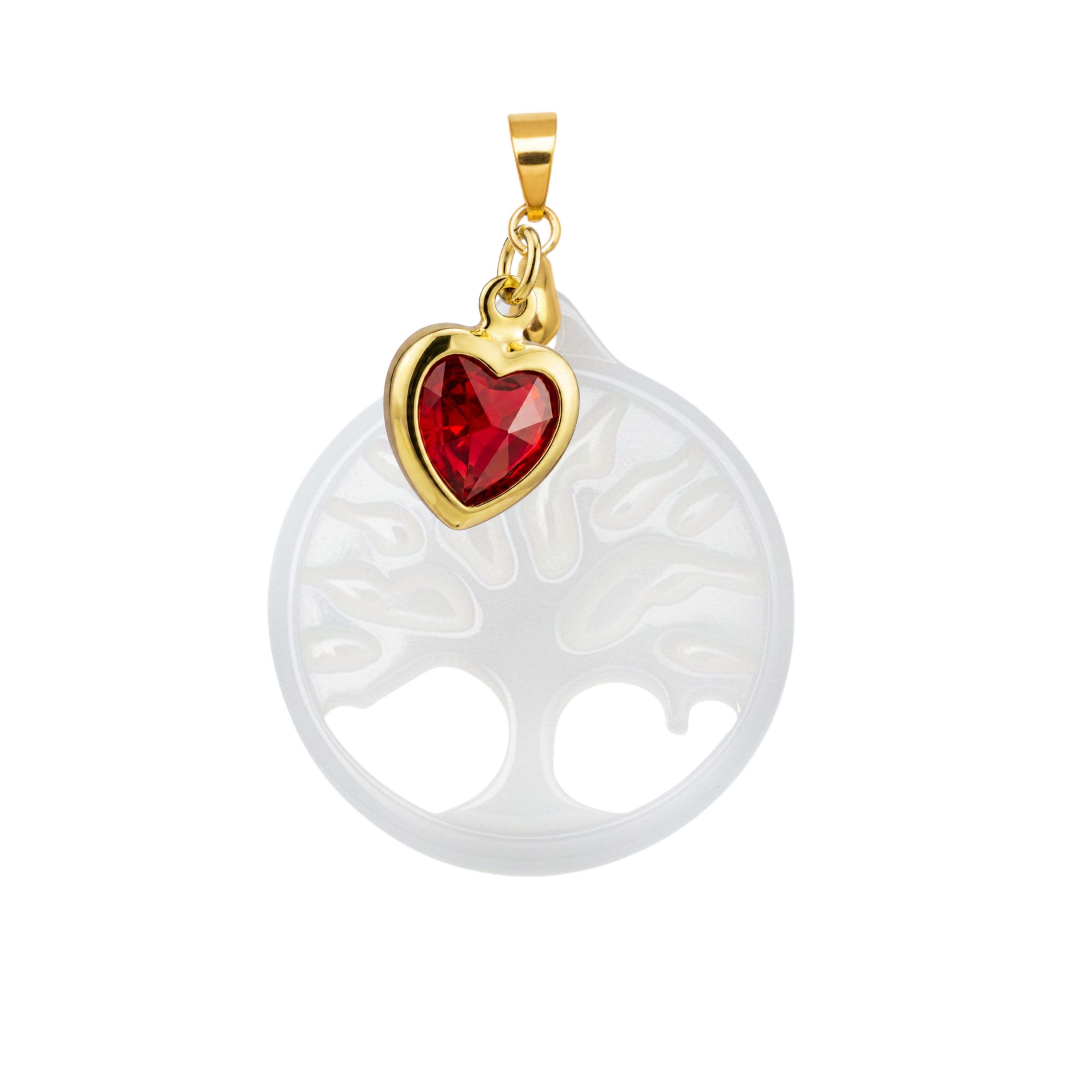 Tree of Life with Ruby Heart