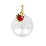 Tree of Life with Ruby Heart