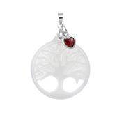 Árbol de la Vida con Corazón Rubí