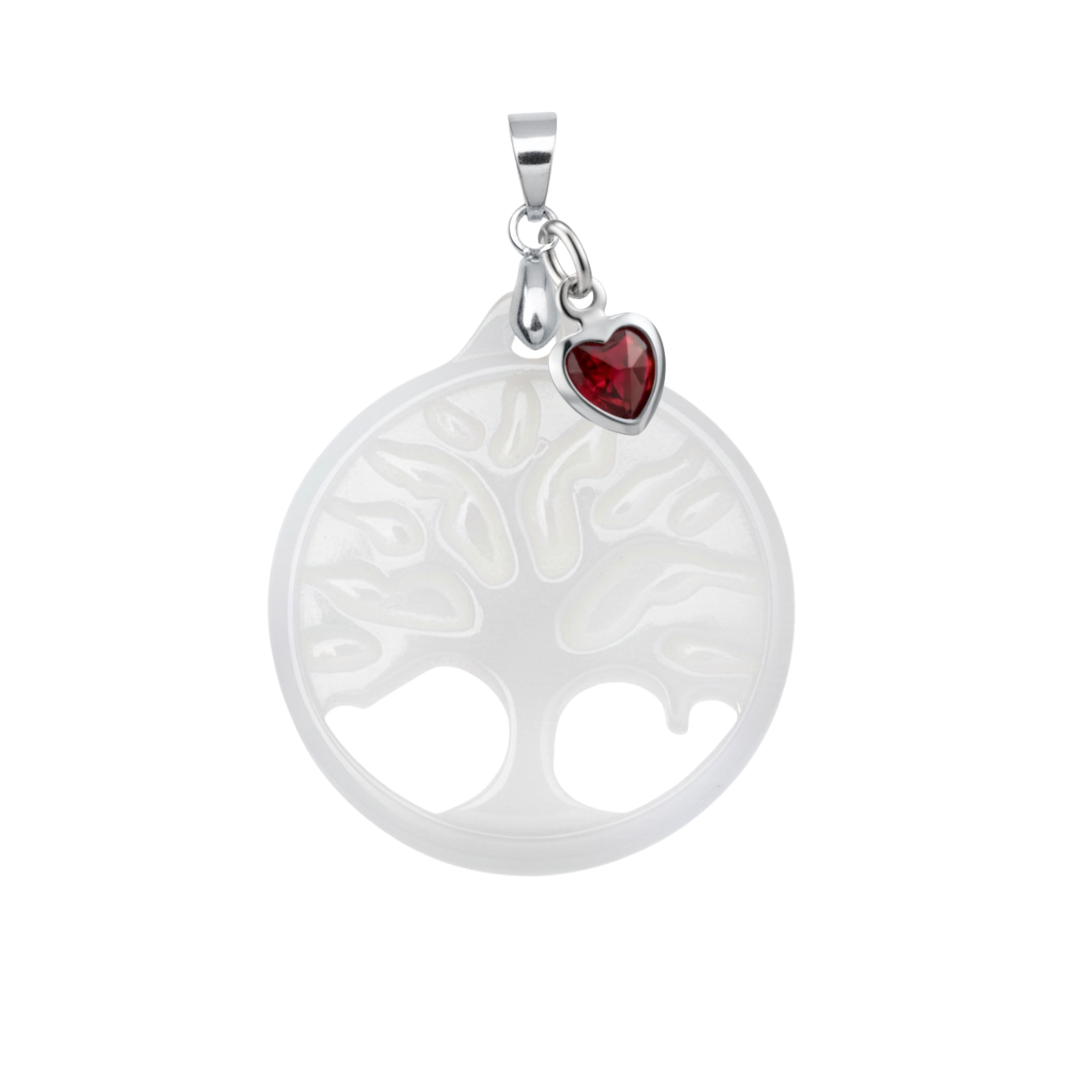 Árbol de la Vida con Corazón Rubí