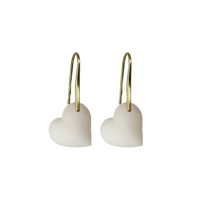 Heart Earring - Breast Milk Jewelry