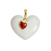 Chubby Heart with Ruby Heart