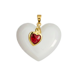Chubby Heart with Ruby Heart