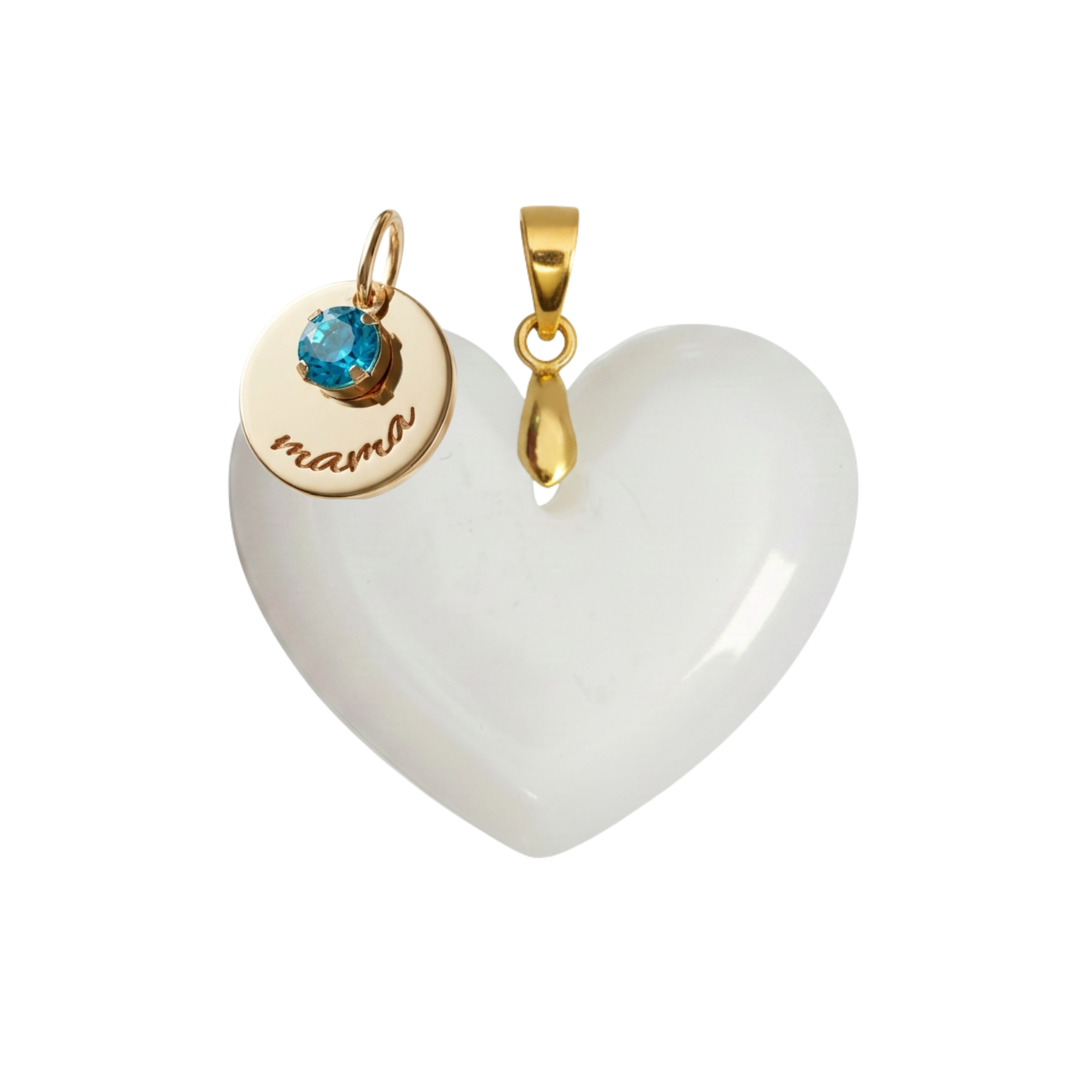 Chubby Heart with Mama Medal