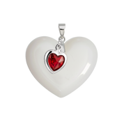 Chubby Heart with Ruby Heart