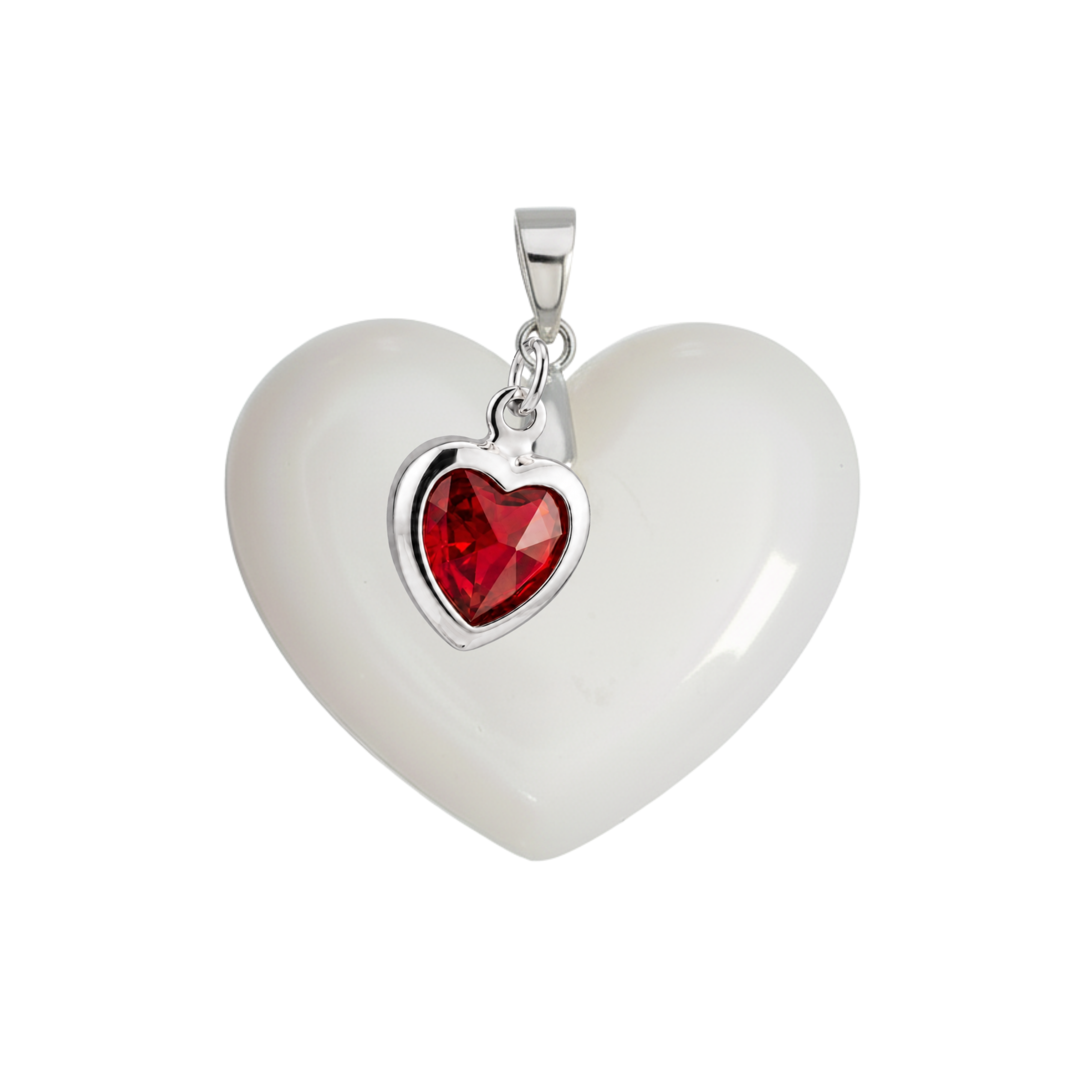 Chubby Heart with Ruby Heart