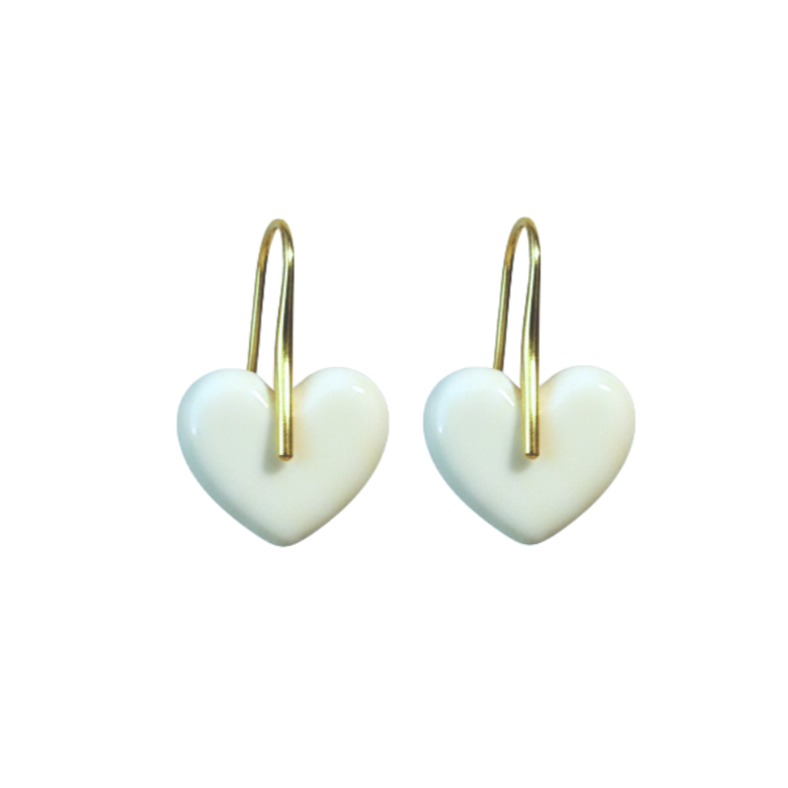 Chubby Heart Earring - Breast Milk Jewelry