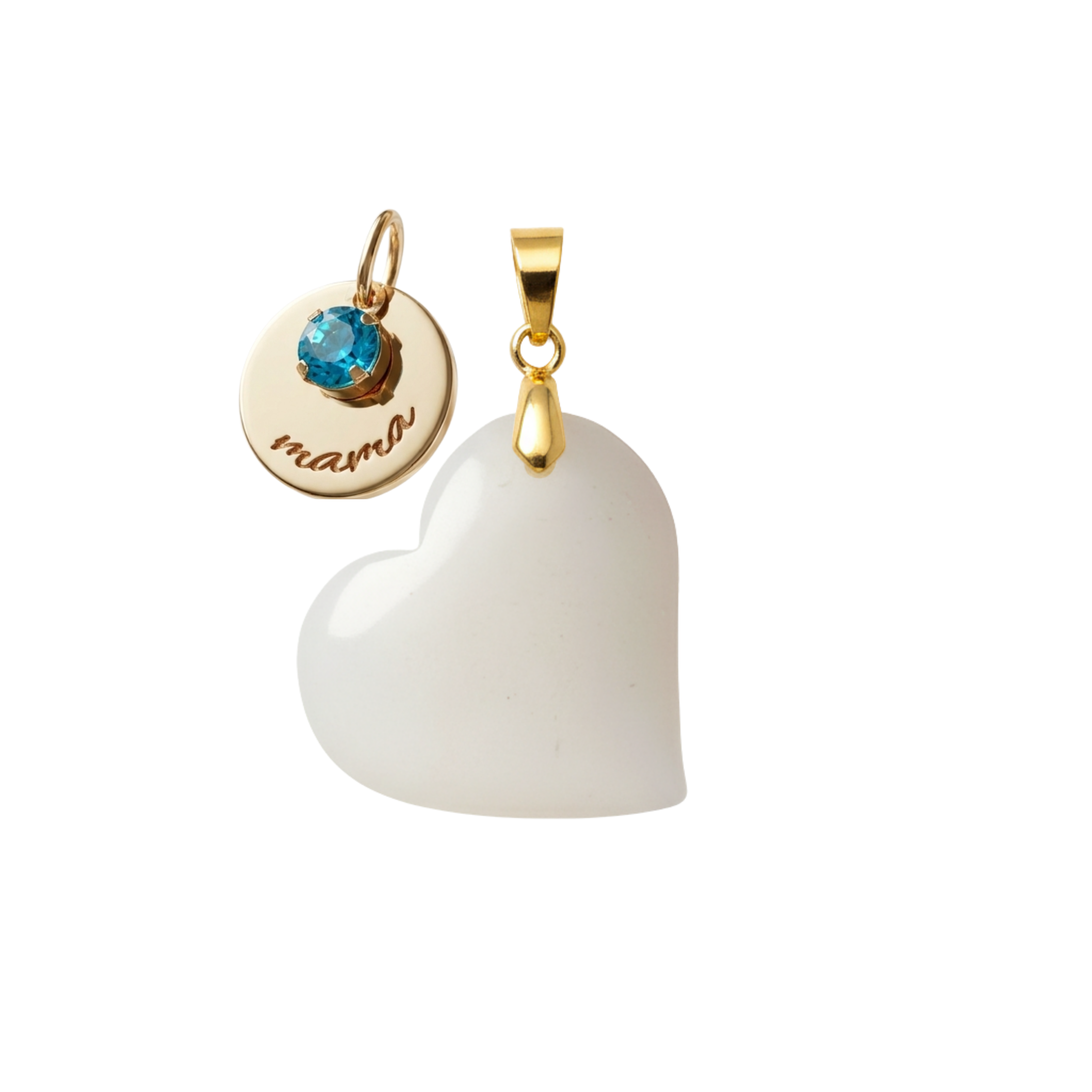 Heart with Mama Medal