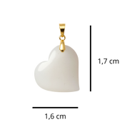 Heart with Zirconia Drop