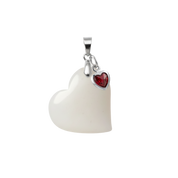 Corazón con Corazón Rubí