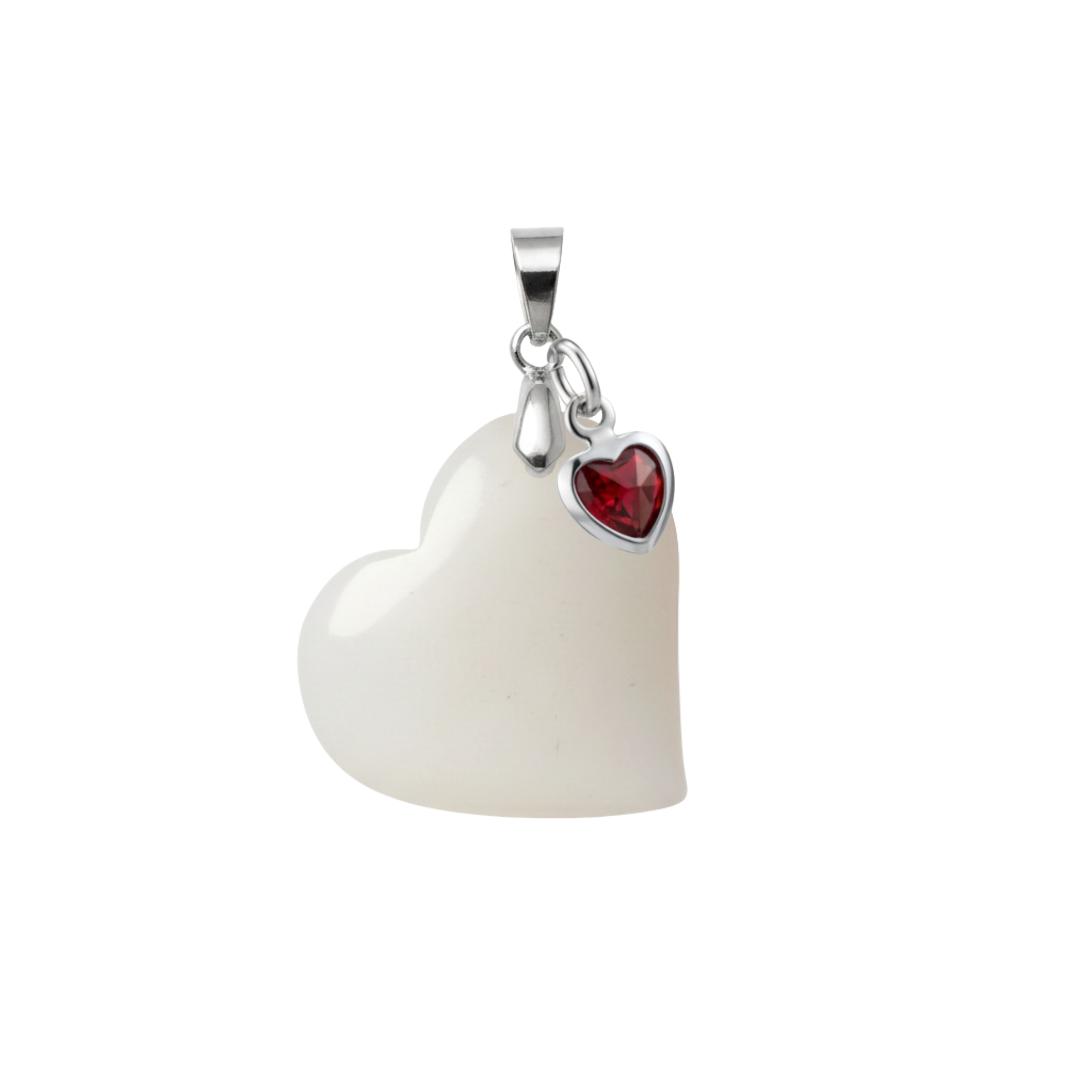 Corazón con Corazón Rubí