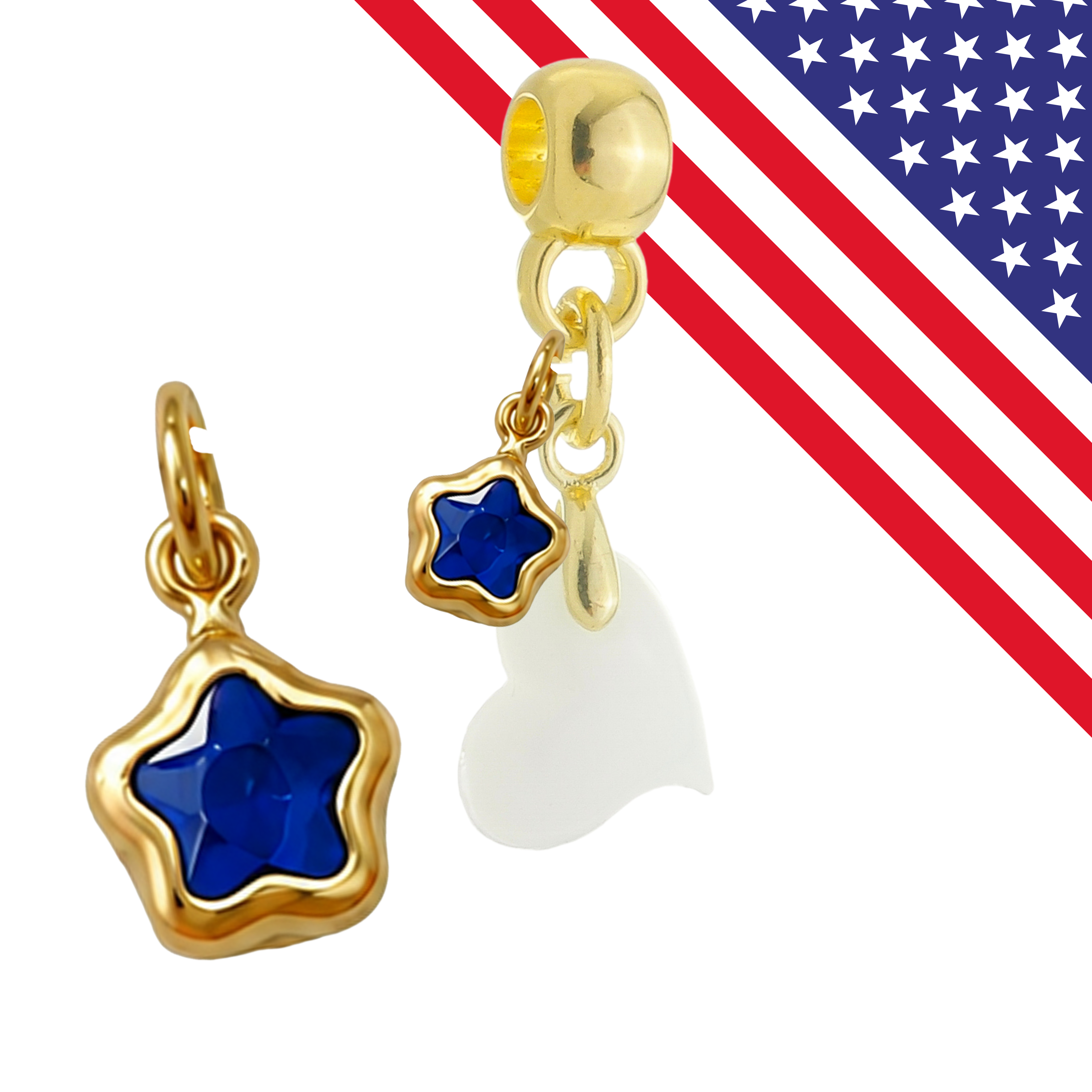 Additional Charm + 4th of July Star – Kit not included