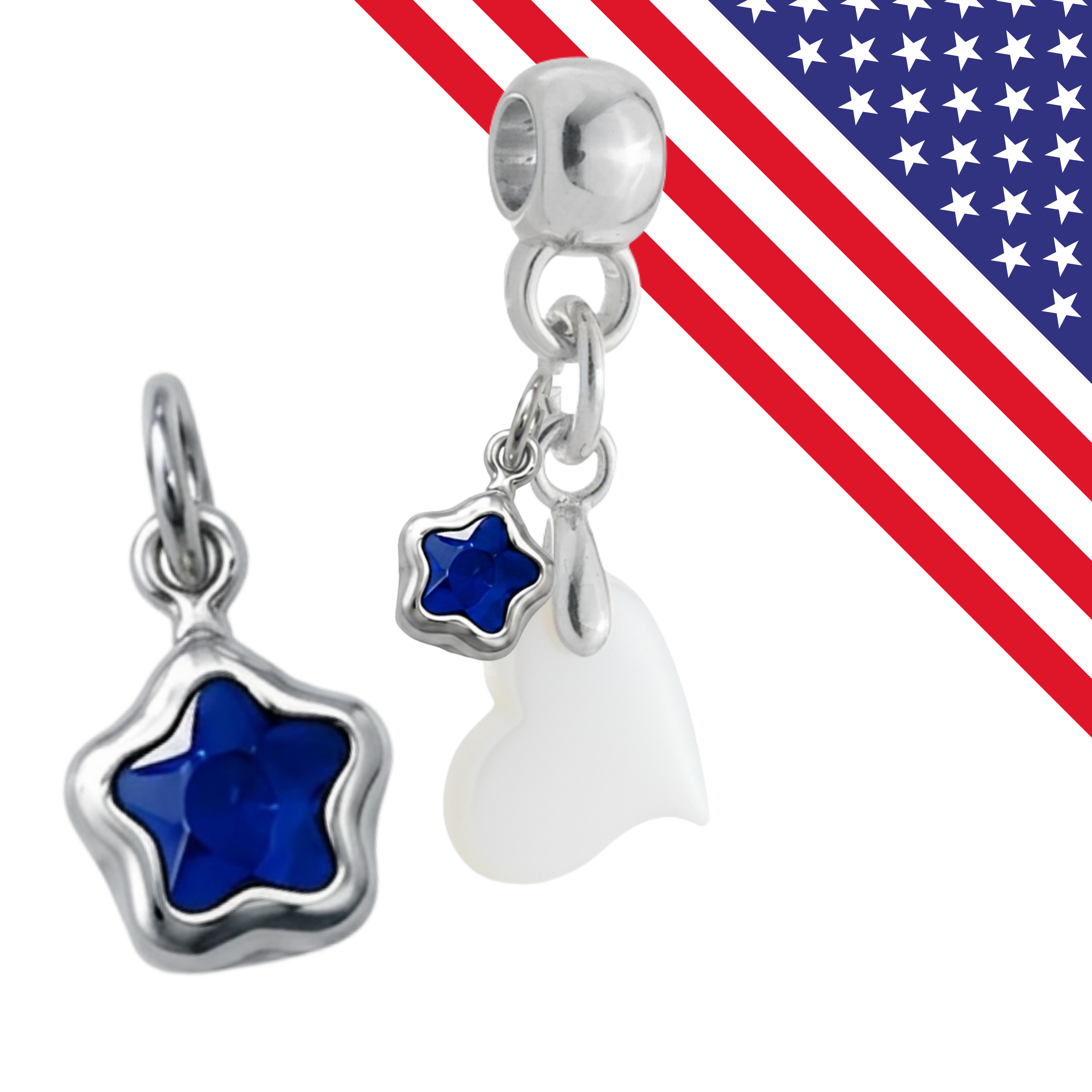 Additional Charm + 4th of July Star – Kit not included