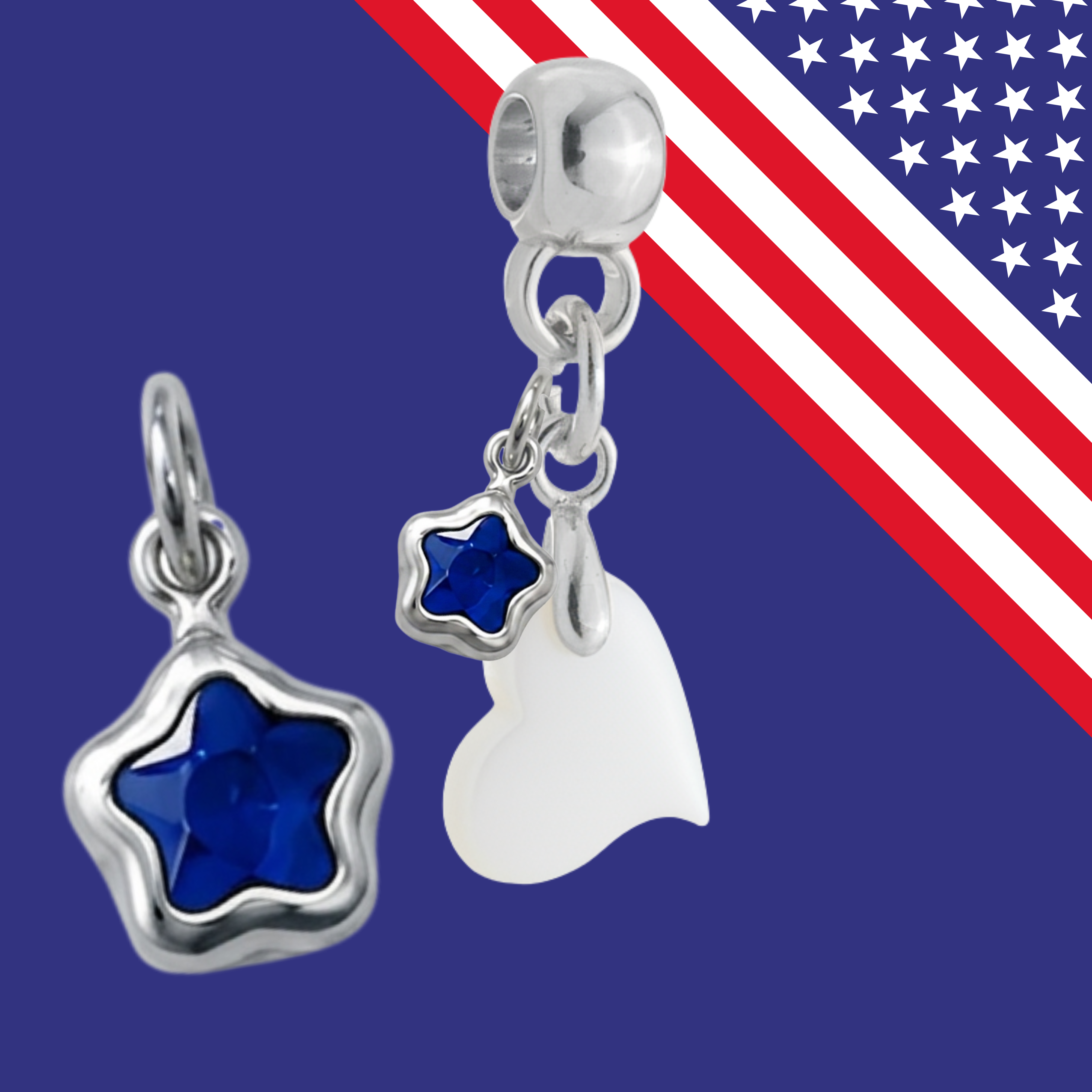 Additional Charm + 4th of July Star – Kit not included