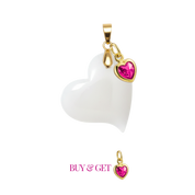 Corazón Torcido con Corazón de Mamá