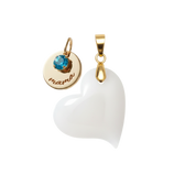 Twisted Heart with Mama Medal