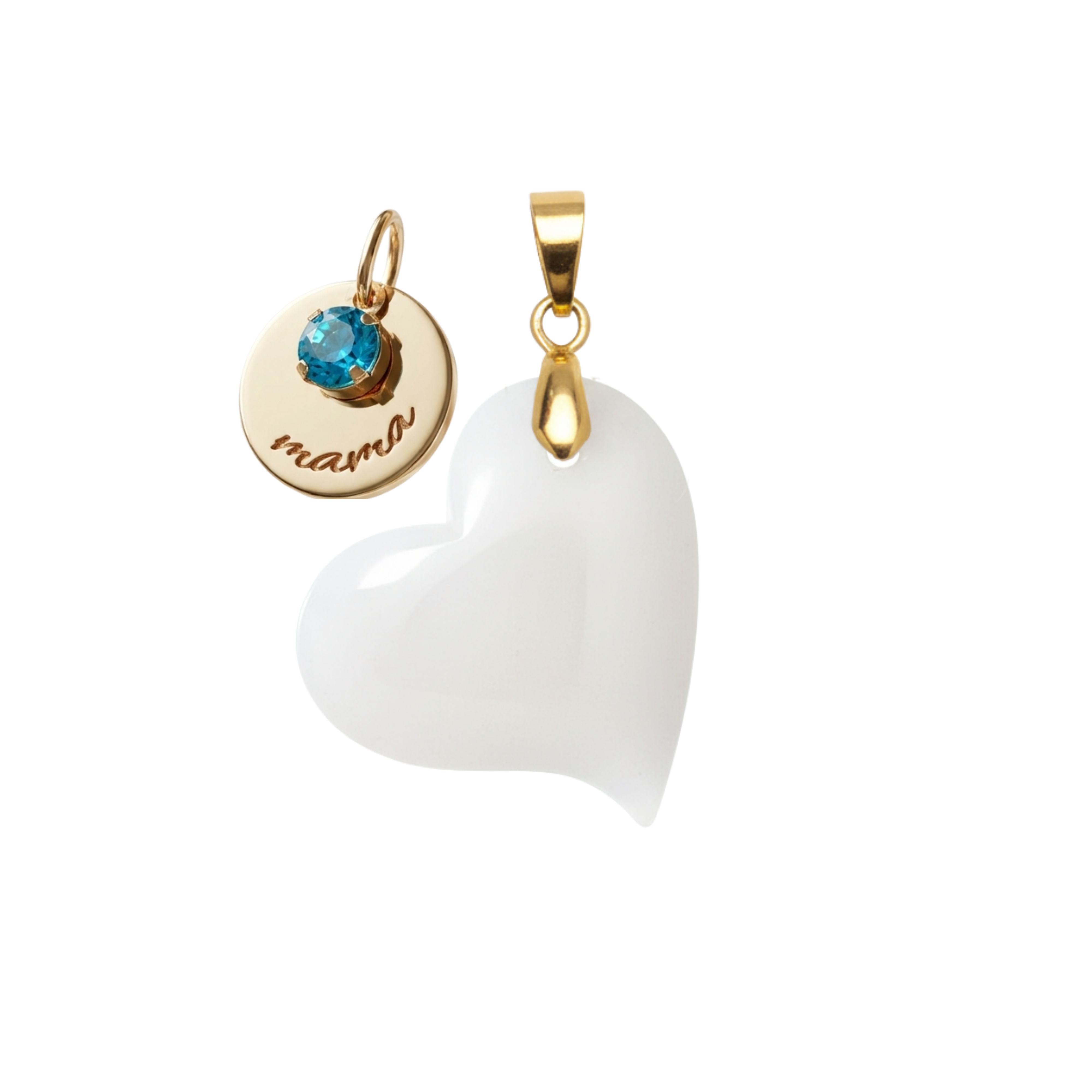 Twisted Heart with Mama Medal