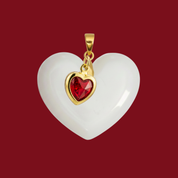 Additional Pendant with Ruby Heart