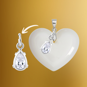 Additional Pendant with Zirconia Drop