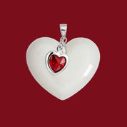 Additional Pendant with Ruby Heart