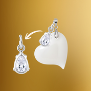 Additional Pendant with Zirconia Drop
