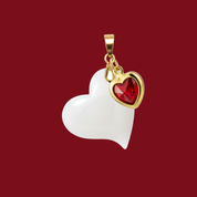 Additional Pendant with Ruby Heart