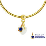 Mini Corazón Gordito con Pulsera y Estrella del 4 de Julio